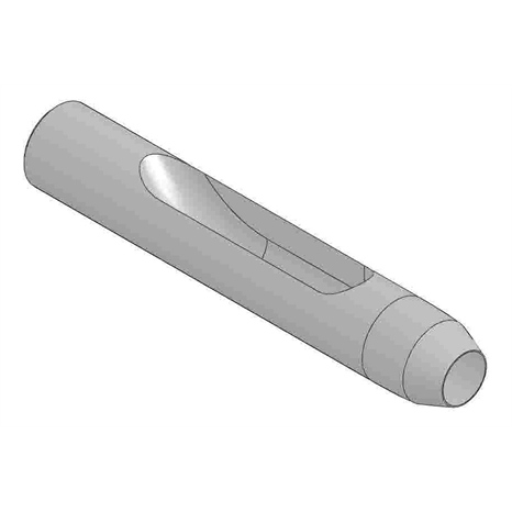 Alloy machined side-eject tine - .750mt x 4.500l x .700od Alloy machined side-eject tine - .750mt x 4.500l x .700od