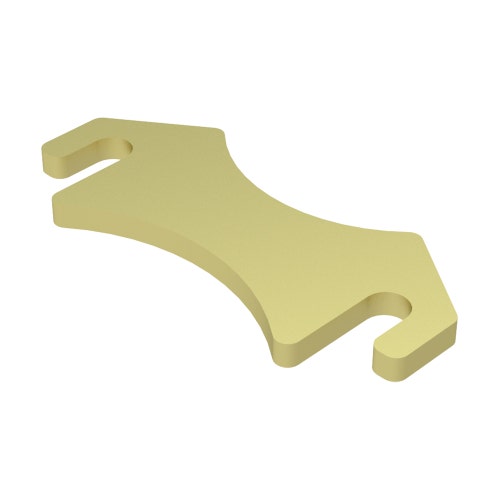 Shim - midmount - 1/4