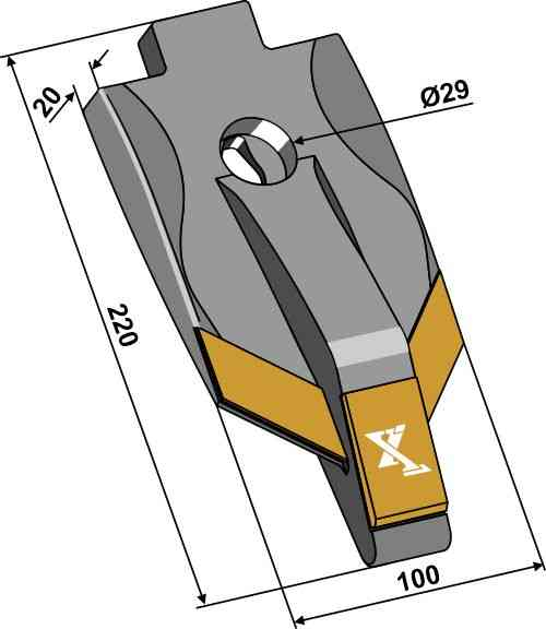 Point - Hard metal fitting for Kerner 1092.229 / 10-92.344