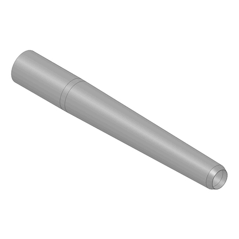 Alloy hollow tine - .750mt x 5.750l x .570od Alloy hollow tine - .750mt x 5.750l x .570od