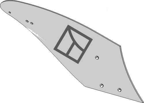 Rister - rechts passend voor Fiskars 911 00091