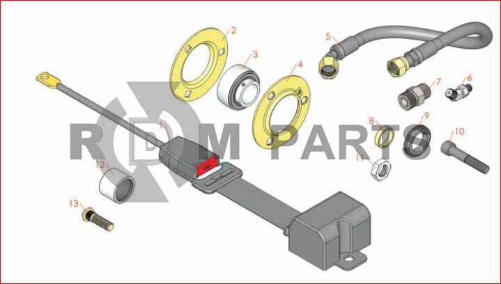 Replacement Parts For Toro Greensmaster 3150 Traction Unit Three Wheel Drive Kit