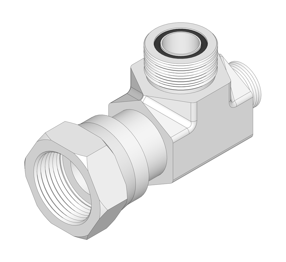 Hydraulic fitting - tee