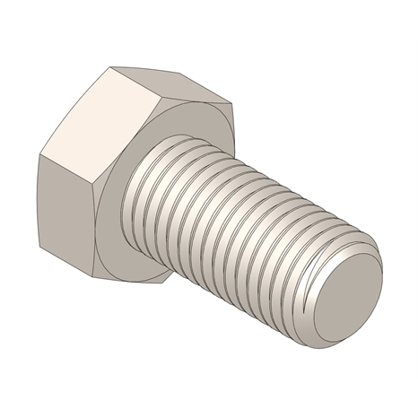 Bolt - hex hd m10x1.25x20mm