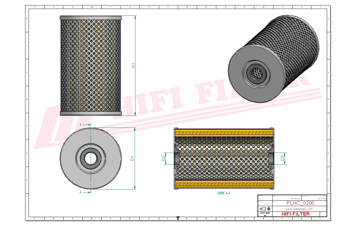 Hydraulic filter passend voor jipap 1301877