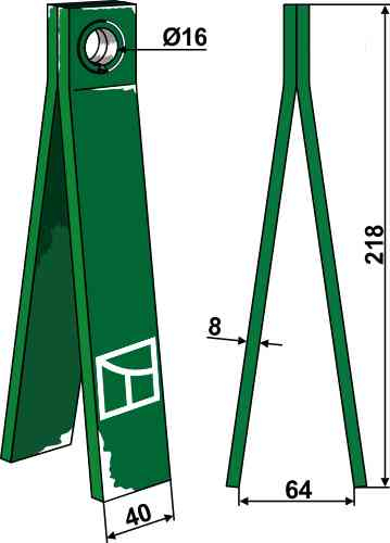 Preparation tine Preparation tine