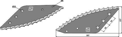 Food mixer knive fitting for Seko 24479003 Food mixer knive fitting for Seko 24479003