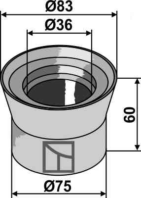 Lang flange