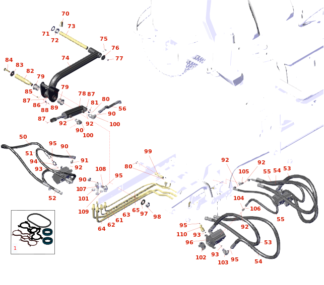 Toro Reelmaster 3100-D Rear Lift Arm & Reel Motors