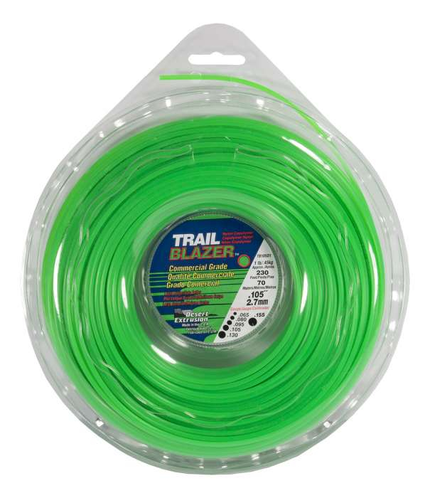 Trimmer line trailblazer™ round green .105" / 2.7mm