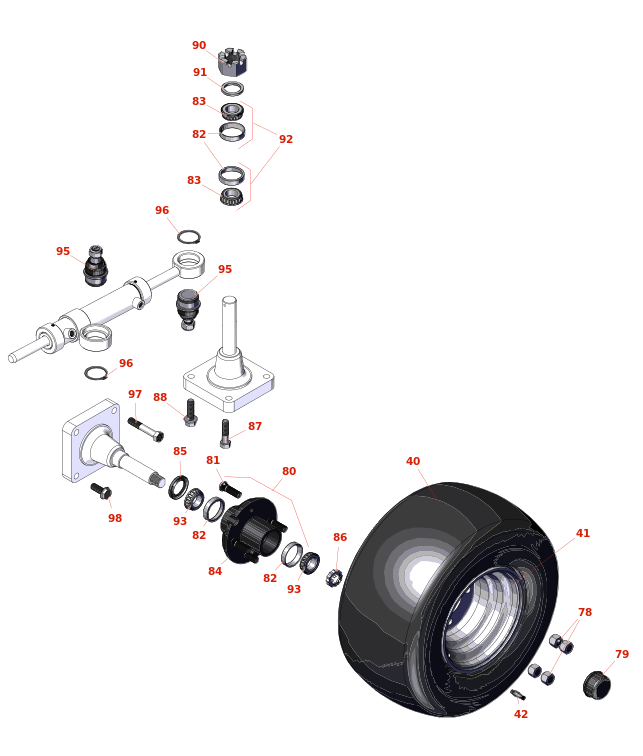 Toro Greensmaster TriFlex 3400 Rear Wheel Toro Greensmaster TriFlex 3400 Rear Wheel