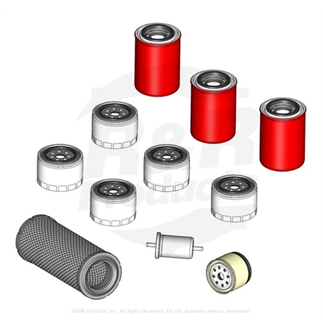 Filter kit - 400 hour maintenance