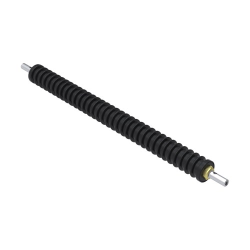 Roller - grooved uhmw polyethylene