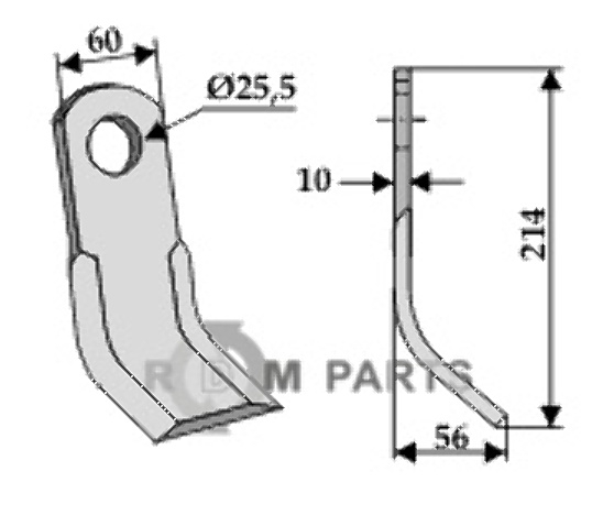 RDM Parts Y-kniv