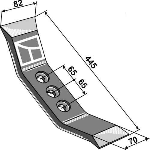 Beitel "Pegoraro" passend voor Pegoraro 3842