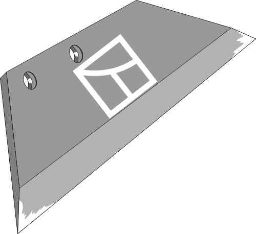 Reversible point share- 16“ - left fitting for Agrolux 85382