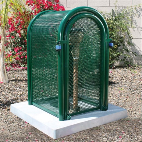 Hinged w/gate enclosure - 16x48x18 green