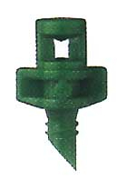 Emitter - single jet 360 green pkg/25