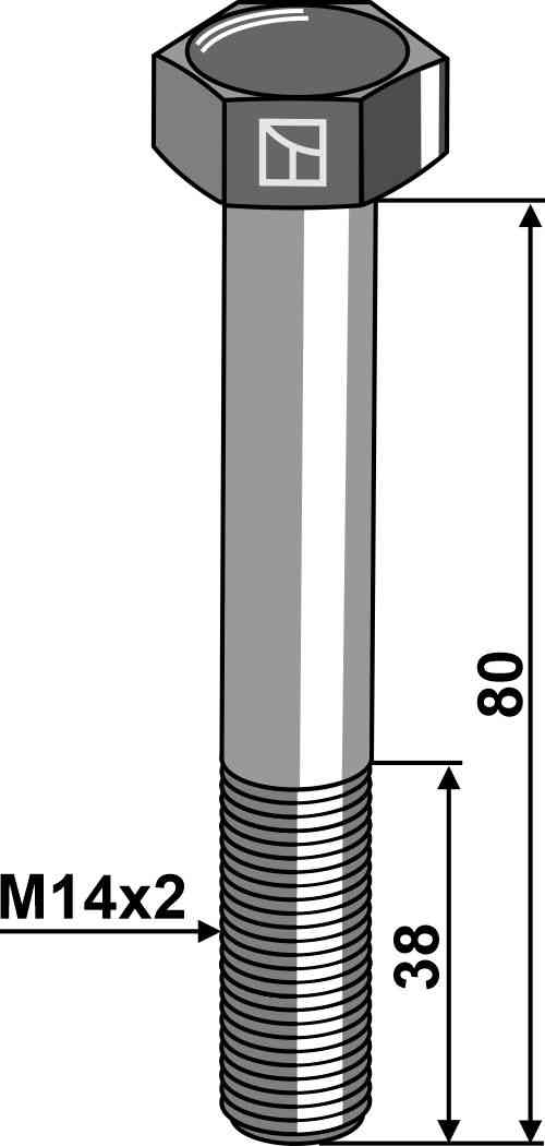 Abscherschraube M14 ohne Mutter geeignet für Maschio / Gaspardo F01020210R