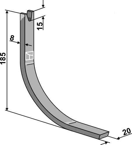 Skid for depth gauge