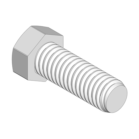 Bolt - hex hd 7/16-14 x 1-1/4 gr5