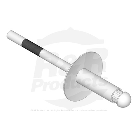 Rivet - pop 3/16 large flange
