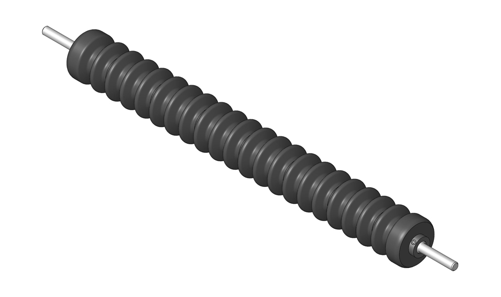 Minuteman grooved roller only