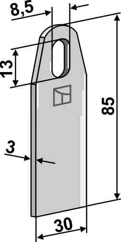 RDM Parts afskærende klinge