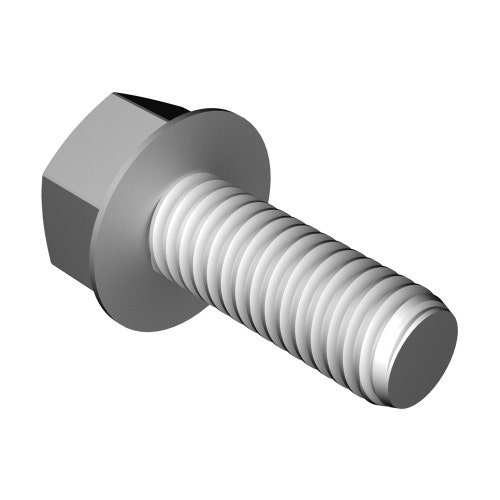 Bolt - flanged hex m6-1.0 x 16