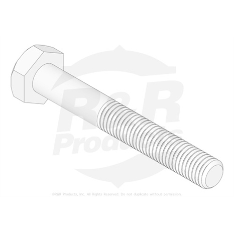 Bolt - hex hd 7/16-14 x 3 1/2 gr8