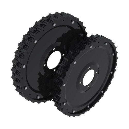 Wheel - 18 w/ disc assy (2 ea)
