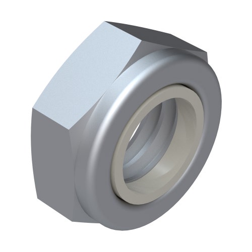 Nut - 1/2-13 hex nylon jam