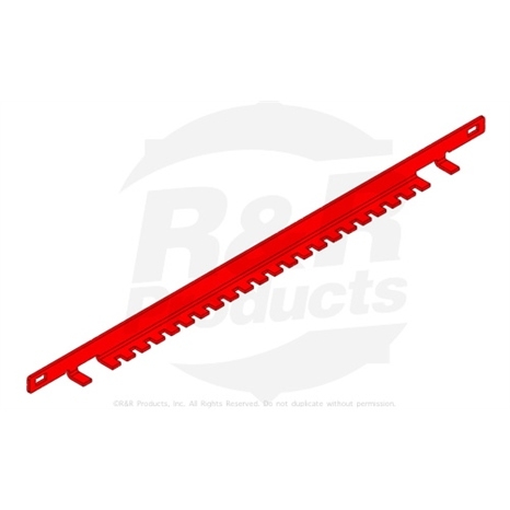 Bar - scraper grooved roller
