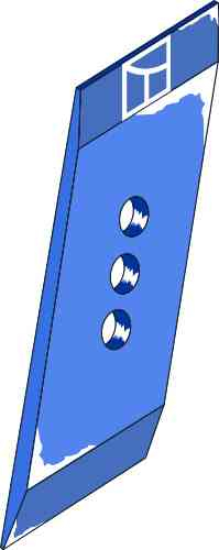 Schaarpunt MP350L - links passend voor Rabe 2751.09.02