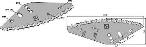 Food mixer knive fitting for Mayer 1050254 Food mixer knive fitting for Mayer 1050254