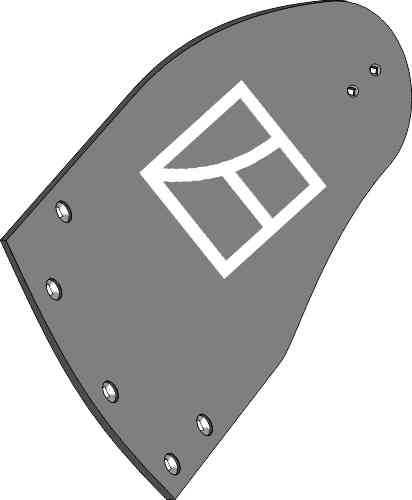 Rister NBU1B L - left passend voor Lemken 3440719