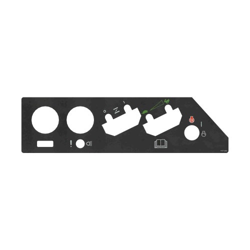 Decal - control panel