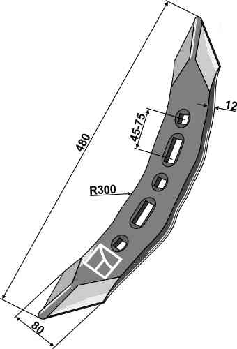 Point fitting for Kuhn 662178