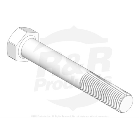 Bolt - hex hd 3/8-24 x 2-1/2