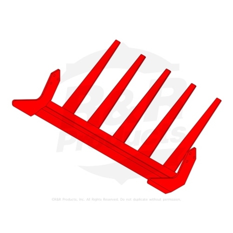 Sod blade - 24 formed heavy duty w/5 fingers 11l