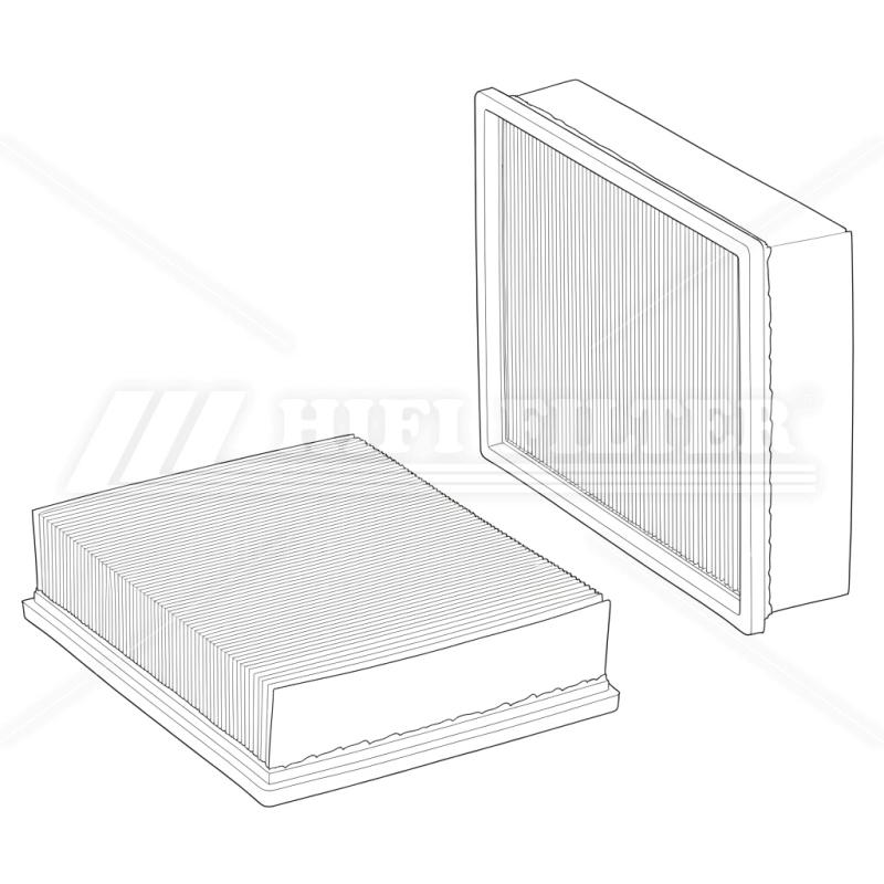 Air filter passend voor mapco 60529