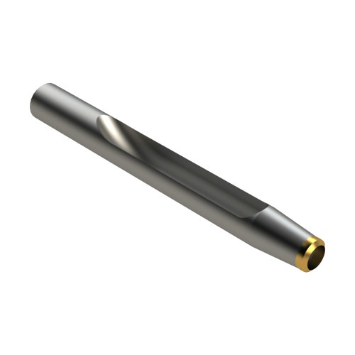 Legierung bearbeitet Seite-Auswurf Zinken mit Hartmetall Spitze - .500mt x 4.500l x .400od
