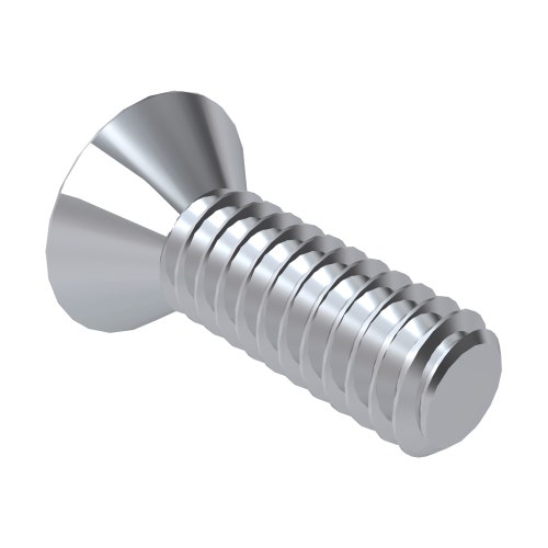 Screw - 1/4-20x3/4 fl hd soc cs ss