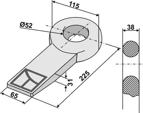 Trailer coupling ring Trailer coupling ring