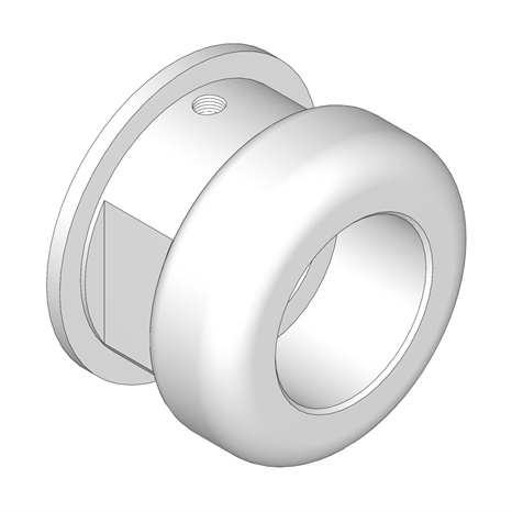 Roller end - 2-3/8 repairable