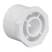 Verloopring uitwendig lijm x binnendraad - PVC drukfitting dunwandig