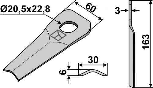 Rotary mower blade