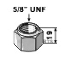 Self-locking nut - 5/8''unf 63-bom-98
