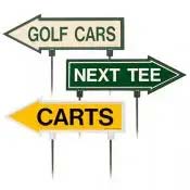 15" Cast Aluminum Direction Arrow Signs