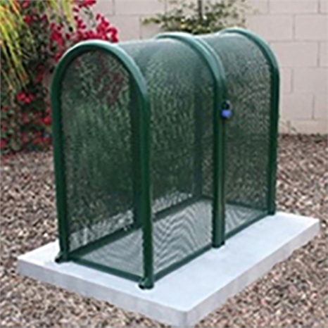 2pc clamshell enclosure - 16x37x39 green